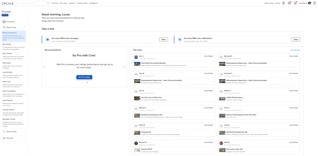 Crexi Email Management