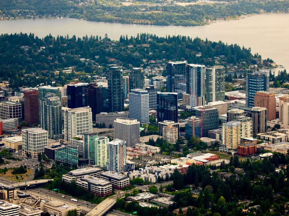 Blackstone Real Estate buys stakes in Bellevue office towers leased to Meta, reinforcing its focus on prime tech market assets.