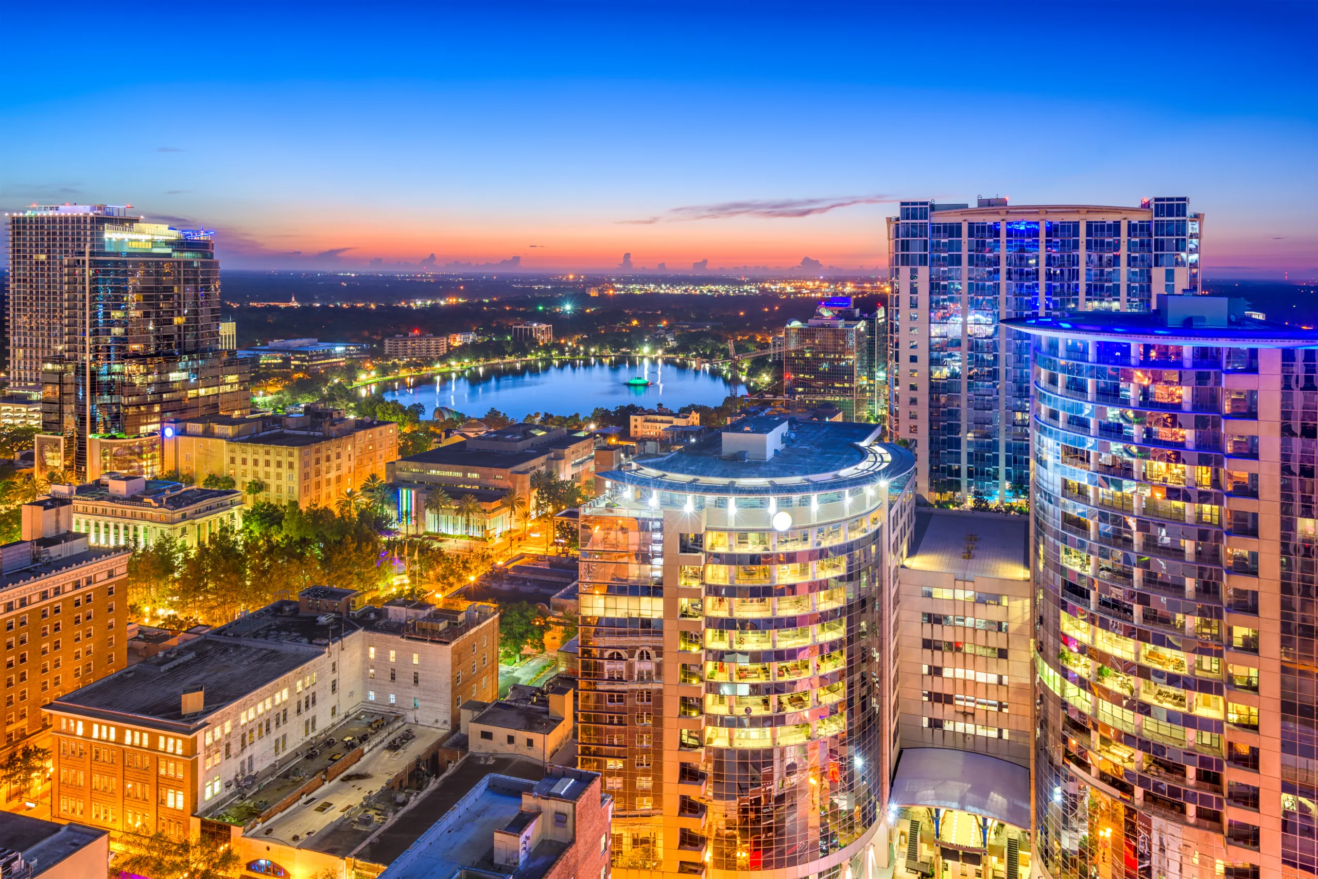 Orlando leads US cities in employment growth with major gains in leisure, healthcare, and business sectors.