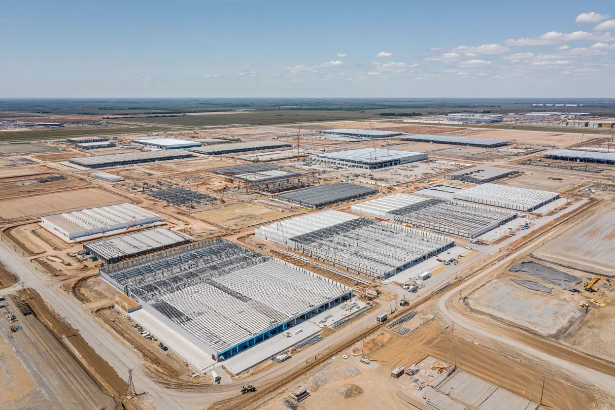 Industrial construction starts dropped sharply in 2025, signaling a slowdown amid cooling demand and cautious developer sentiment.