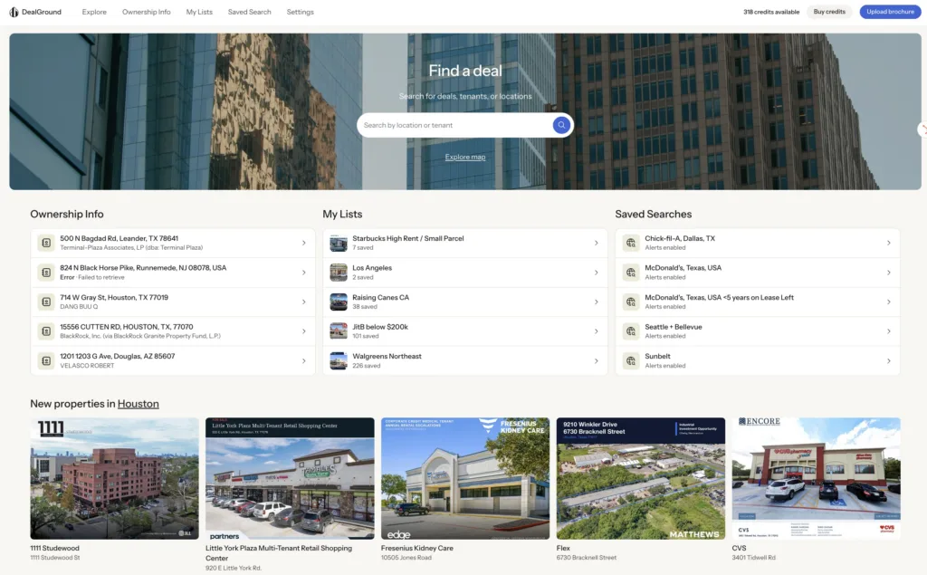 DealGround CRE Daily homepage