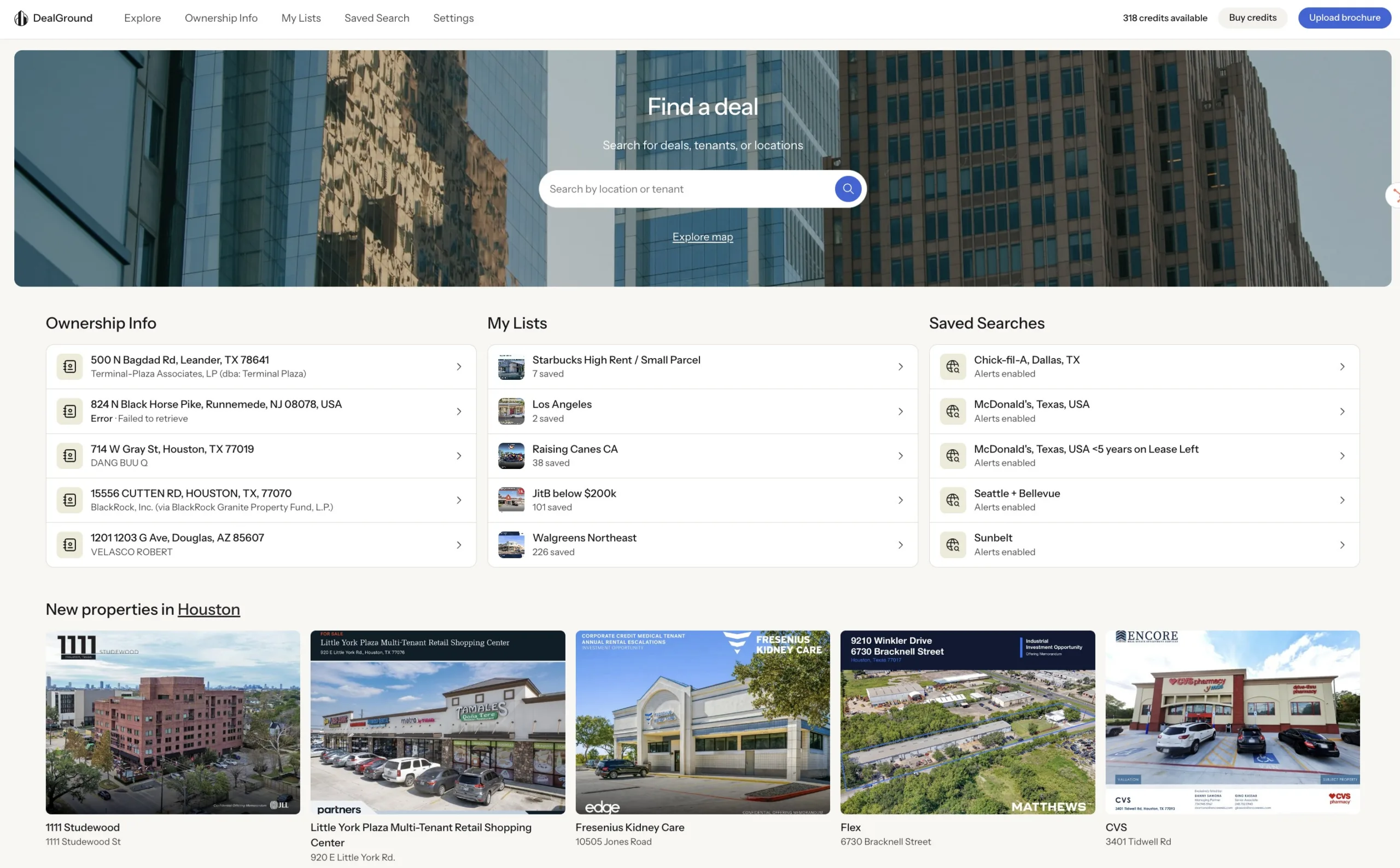 DealGround CRE Daily homepage