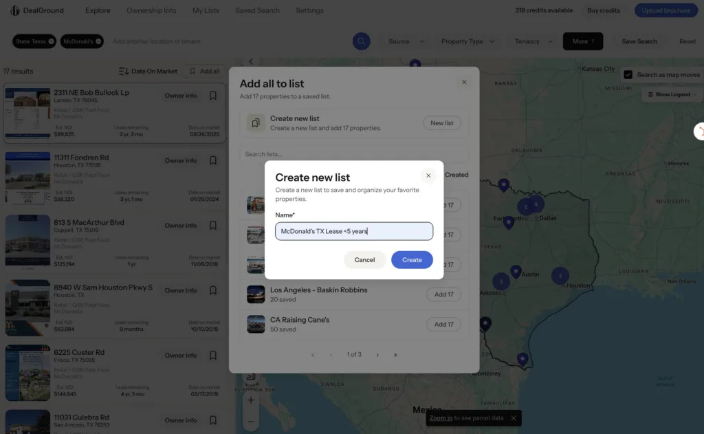 DealGround List Creation & Prospecting Pipeline