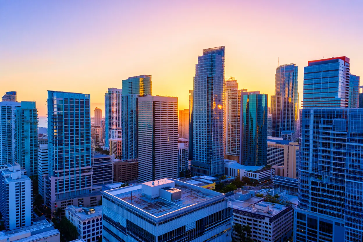 South Florida office demand grows as new firms expand rapidly, while longtime tenants face rising rents and shrinking space.