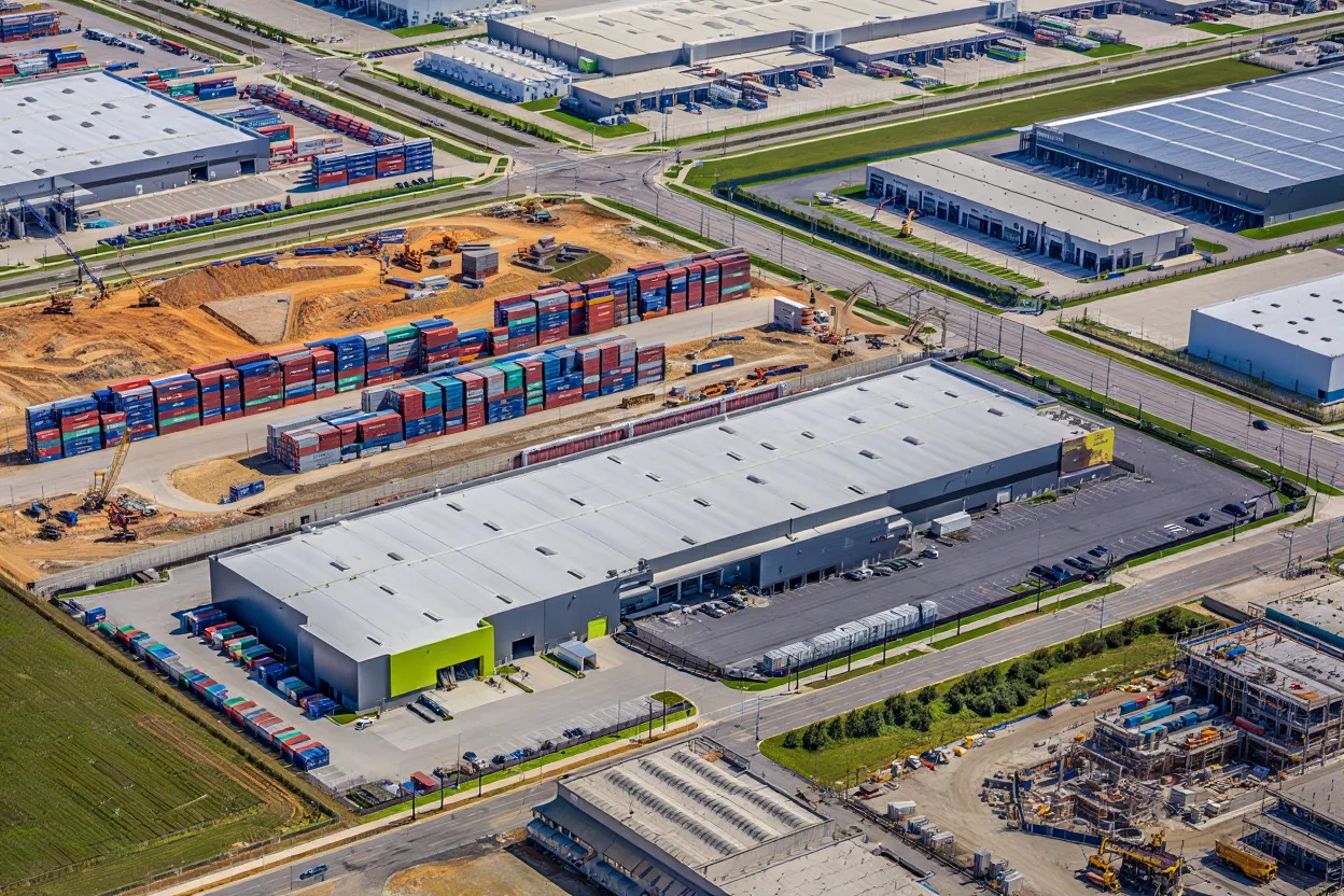 US industrial market shows renewed momentum as vacancy stabilizes, absorption rebounds, construction rises, and e-commerce drives 2026 growth.