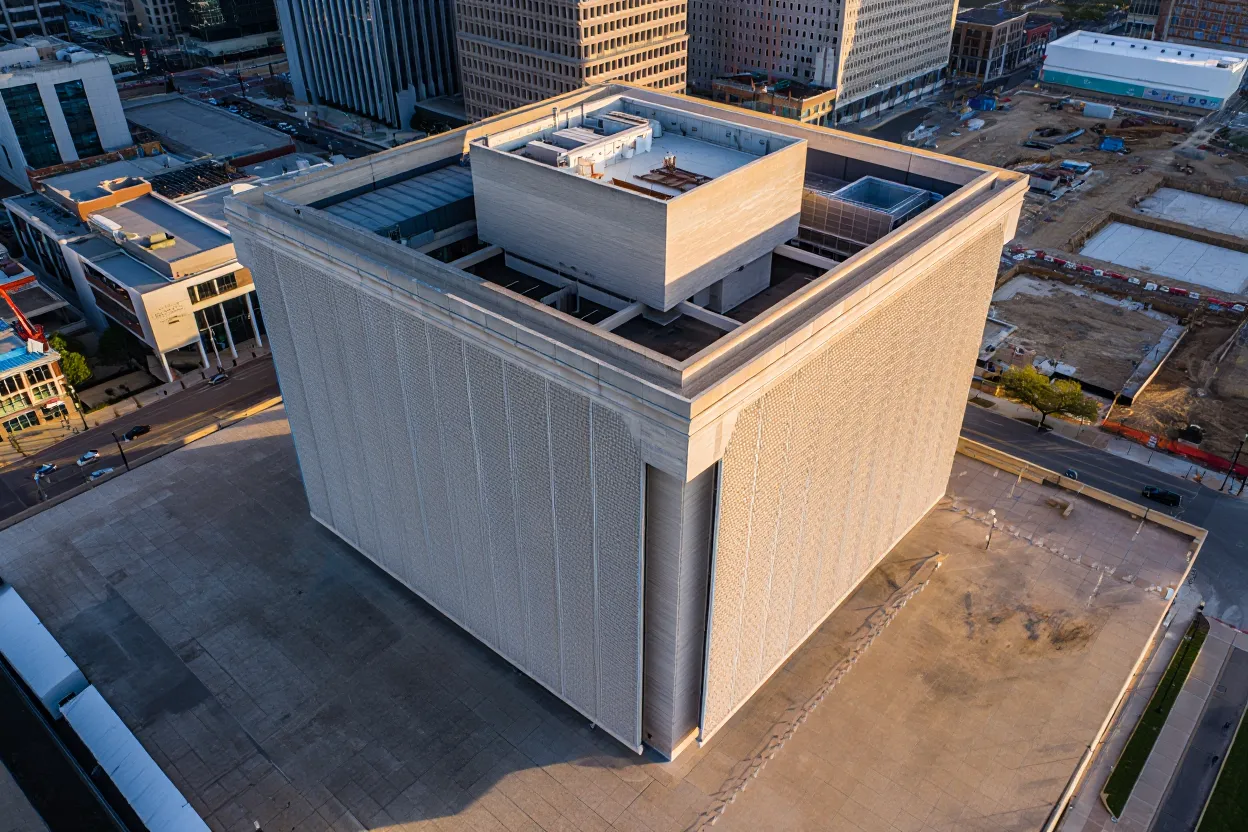 Dallas faces a pivotal choice between a $2B arena redevelopment plan and preserving its iconic I.M. Pei-designed City Hall.