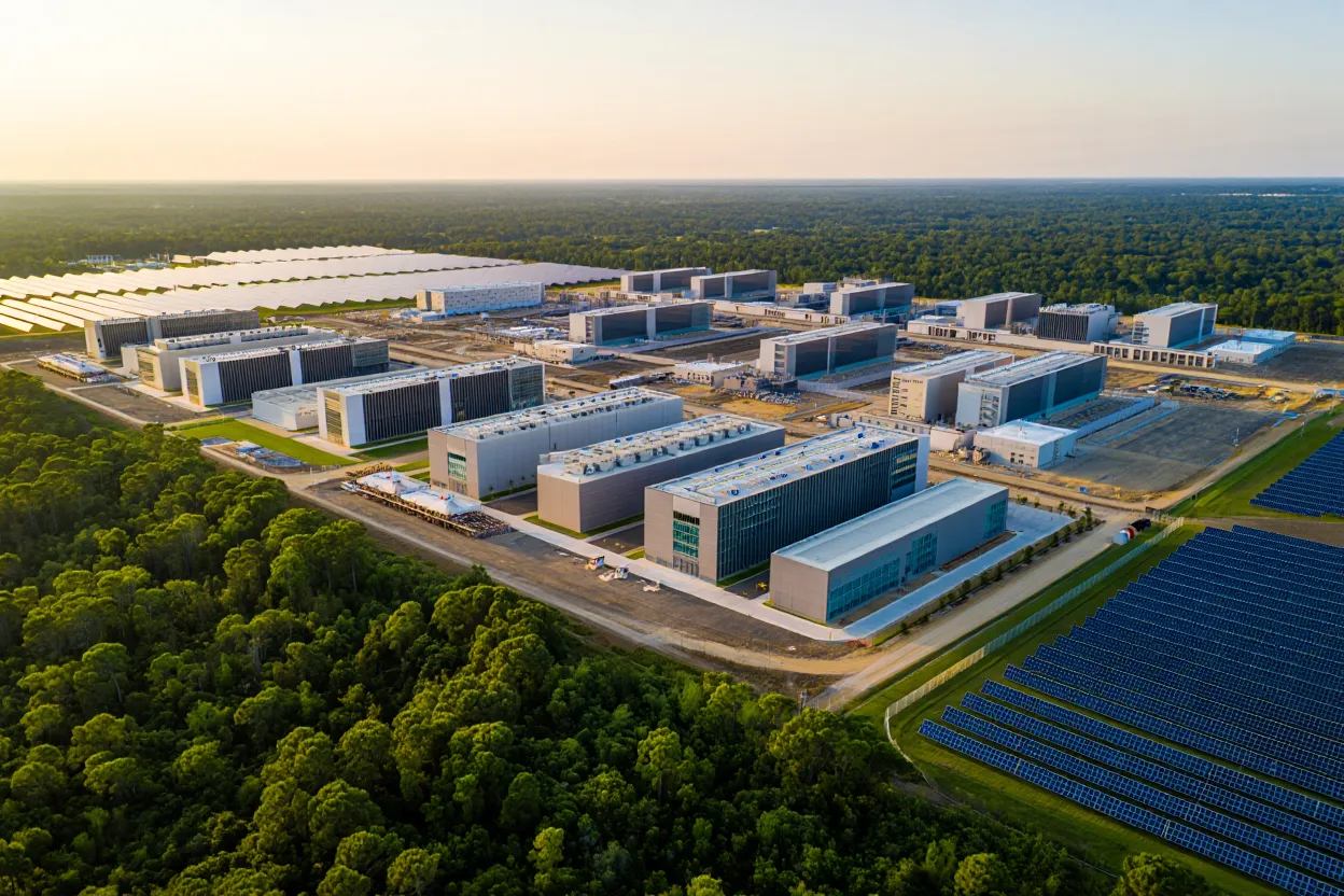 Data centers expansion sees Amazon investing $12B in northwest Louisiana, boosting jobs, sustainability, and cloud technology infrastructure.
