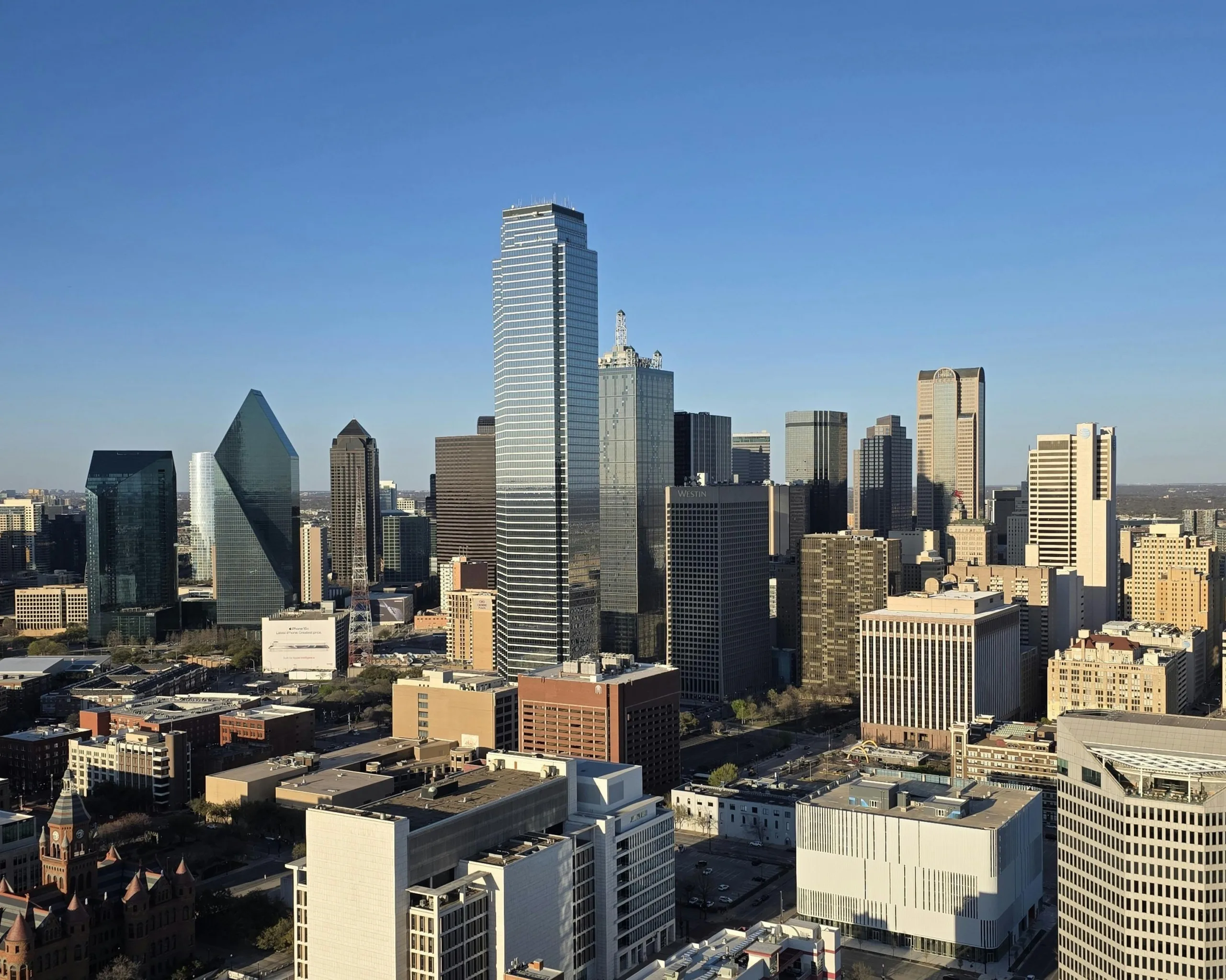 Harwood Center in downtown Dallas failed to sell at auction; the future of the 36-story, half-empty office tower remains uncertain.
