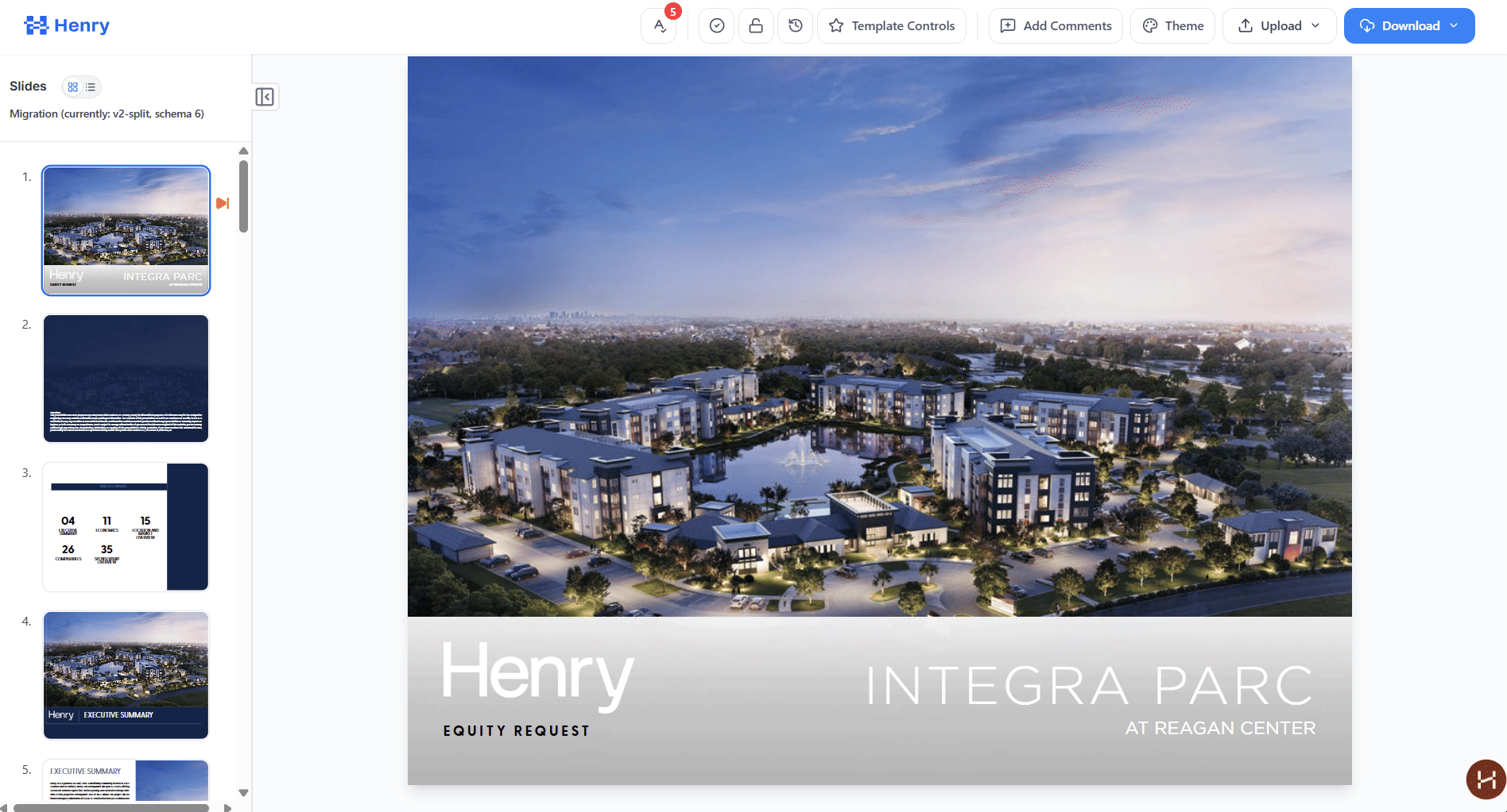 henry custom themes and editor