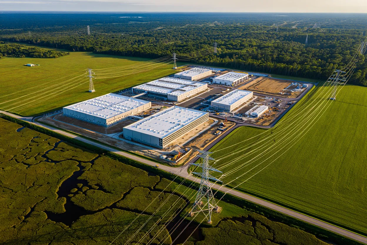 NY data center project moves forward despite power and community concerns, as Stream Data Centers outlines mitigation plans.