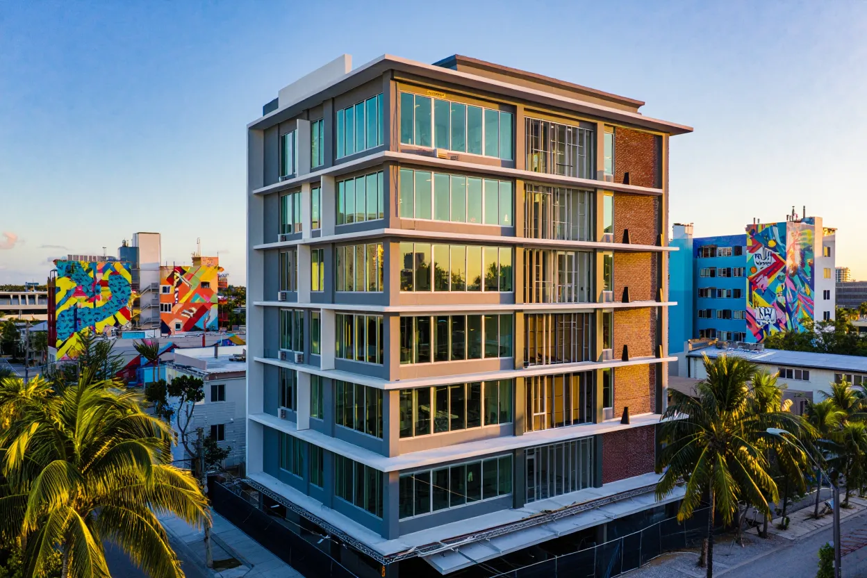 Music office project moves ahead as Pitbull and Rilea Group plan Mr. 305 headquarters at Wynwood site, featuring 11K sf and no parking.