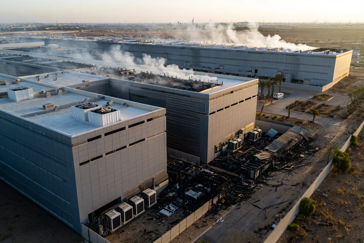 Data Center security in focus after Iranian drone strikes damage Amazon facilities in UAE and Bahrain, disrupting operations region-wide.