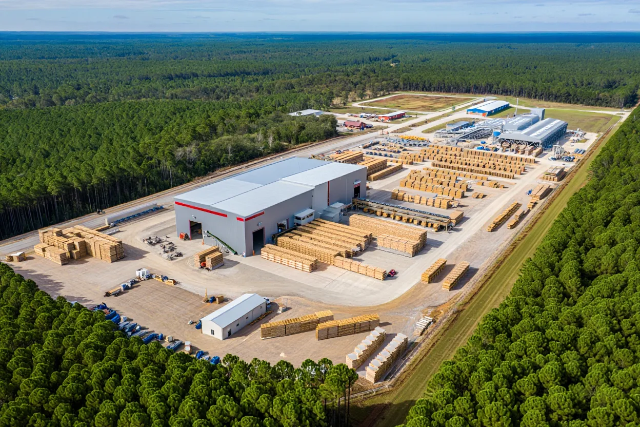 Houston industrial project led by RoyOMartin invests $115M in timber manufacturing, creating jobs and boosting rural Texas industry.