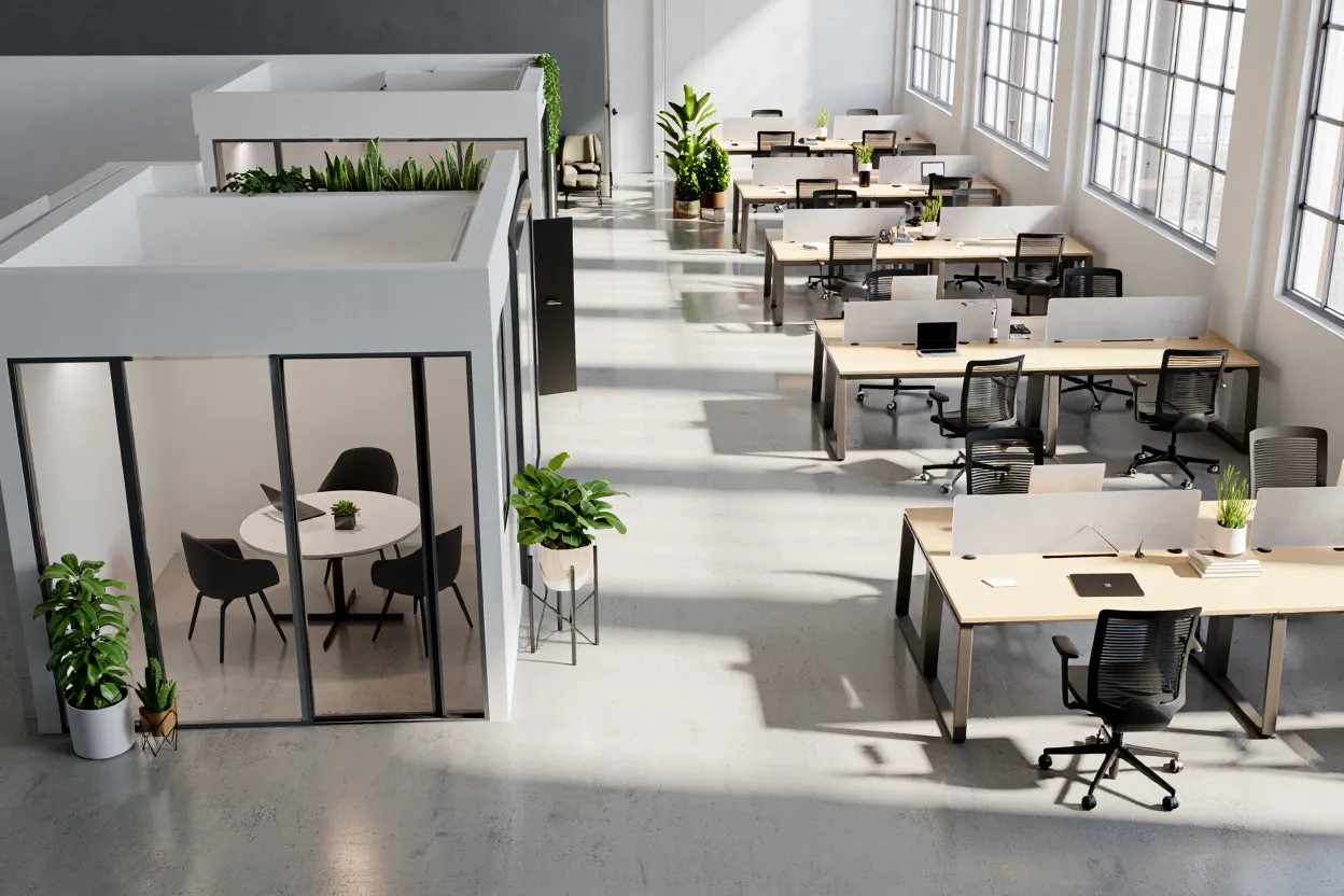 Co-working space expands in the Texas Triangle, with Dallas-Fort Worth leading the surge in flexible office demand across major metros.