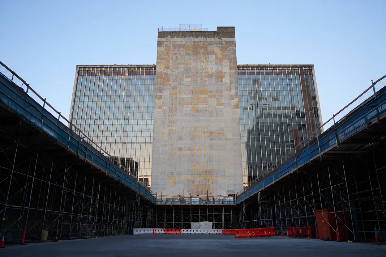 Office conversion gains traction as Dalian Development acquires the GSA Regional Office Building for $24M, aiming for a multifamily overhaul.