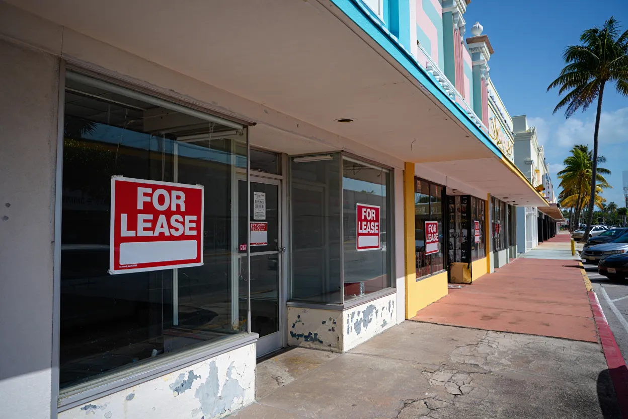 Miami retail rents slide as absorption drops 9%. Retail investment remains steady despite rising vacancies and softer leasing activity.