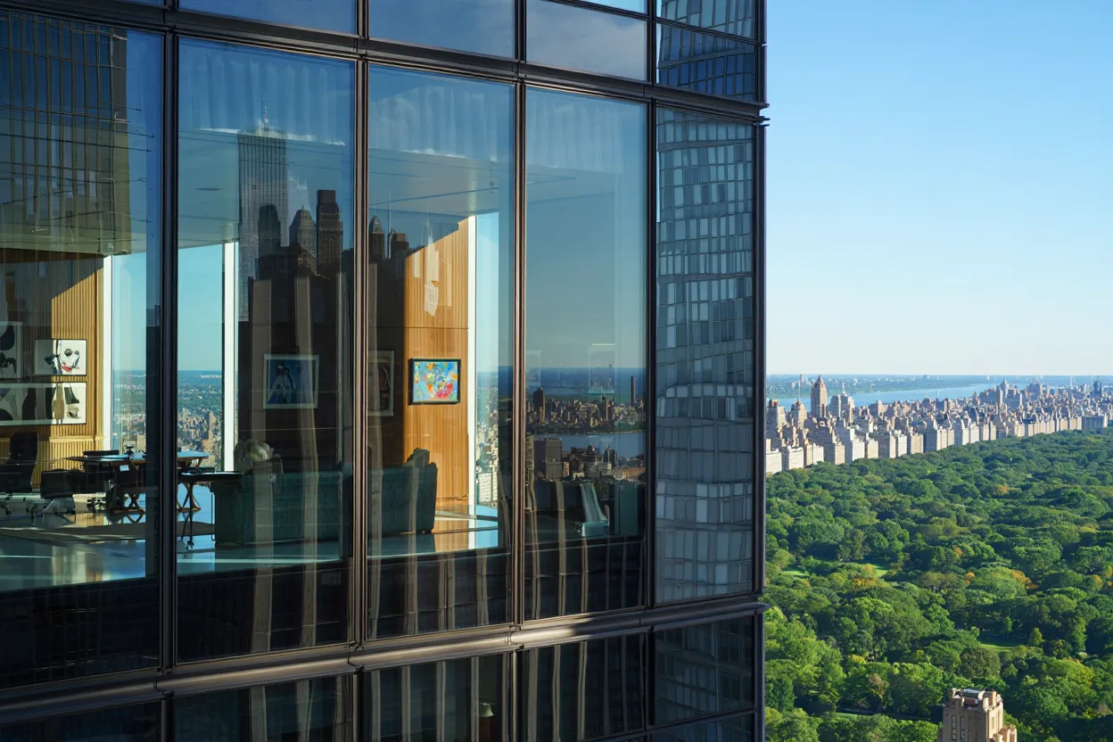 Office leasing surge at Nine West signals Manhattan's premium office market rebound, with record PSF rents and new amenities fueling demand.