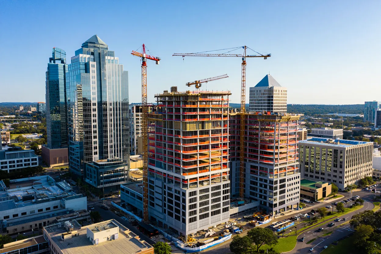 Austin office pipeline stays strong in 2026 as flex space expands and vacancy remains high, outpacing national and peer market averages.