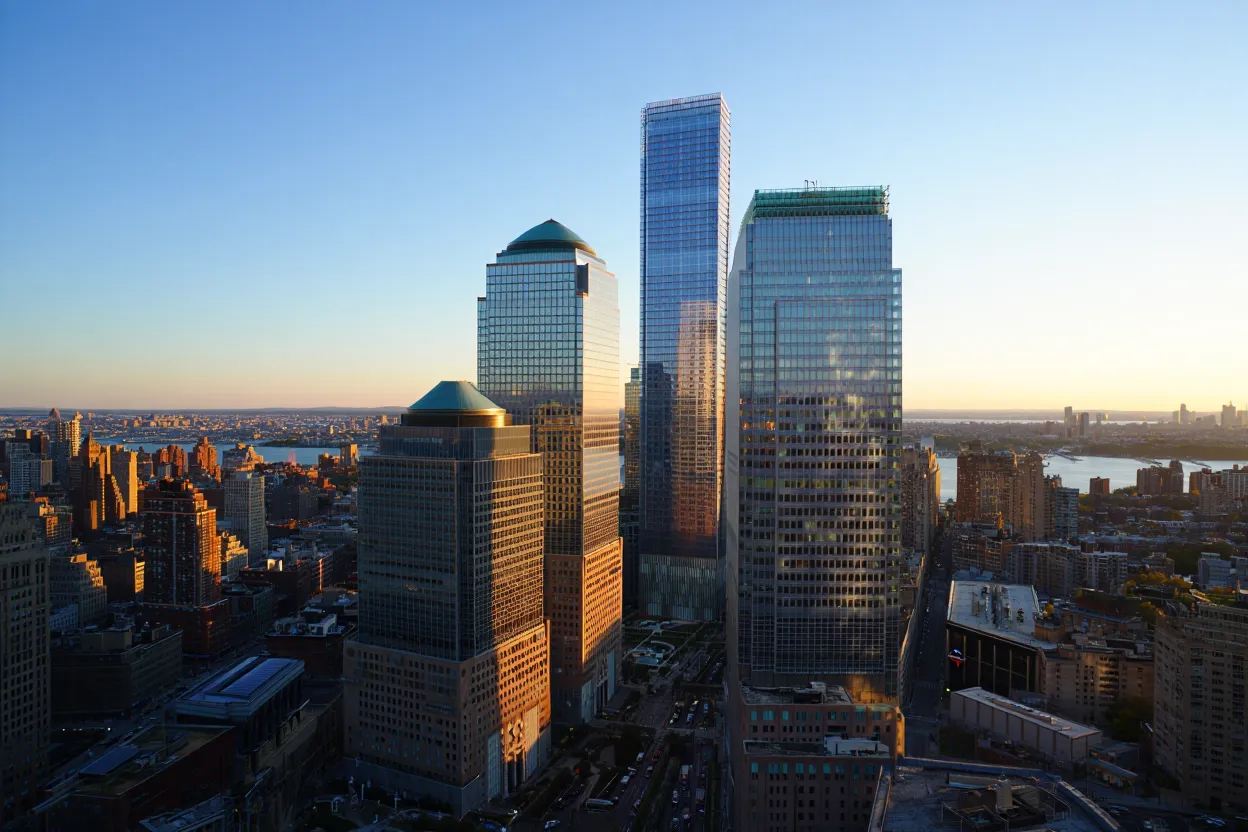 World Trade Center towers narrow the gap with Midtown as strong leasing activity pushes prime office rents higher.