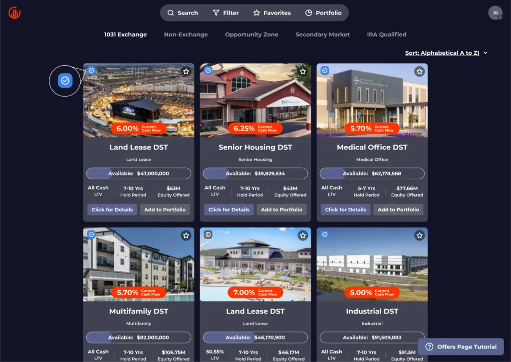 1031 crowdfunding Proprietary Investment Rating System