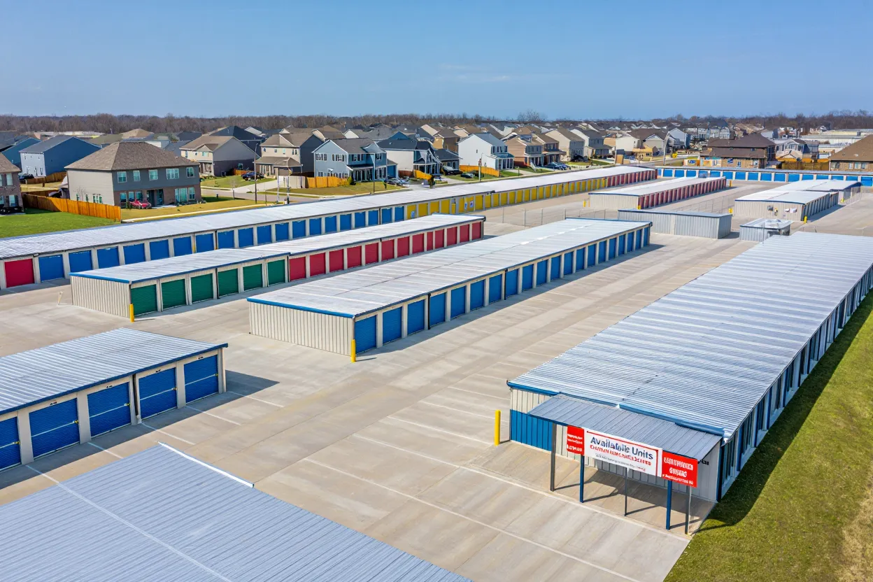 Self-storage rates keep falling nationwide, but declines are slowing as Sun Belt oversupply delays a broader recovery.