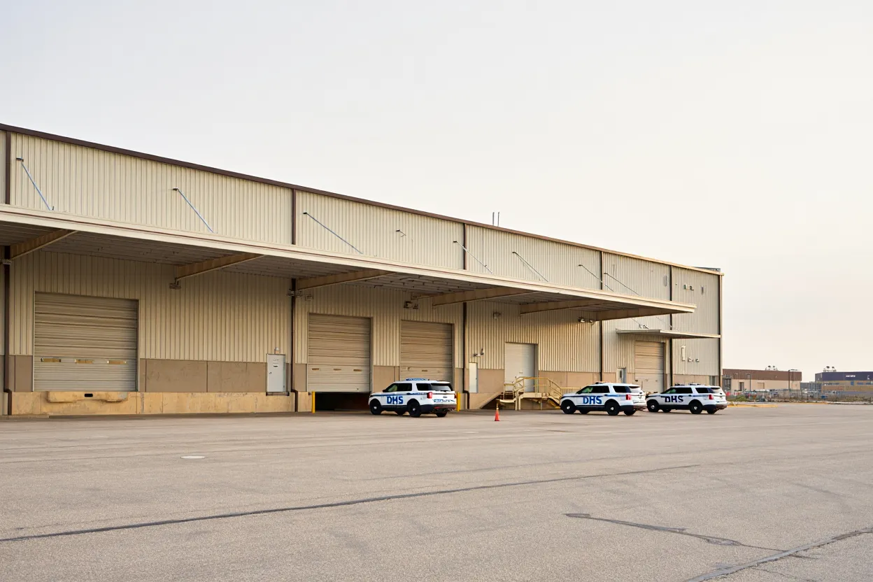 ICE has dropped plans to convert warehouses into migrant detention sites, choosing existing private jails instead, Bloomberg reports.