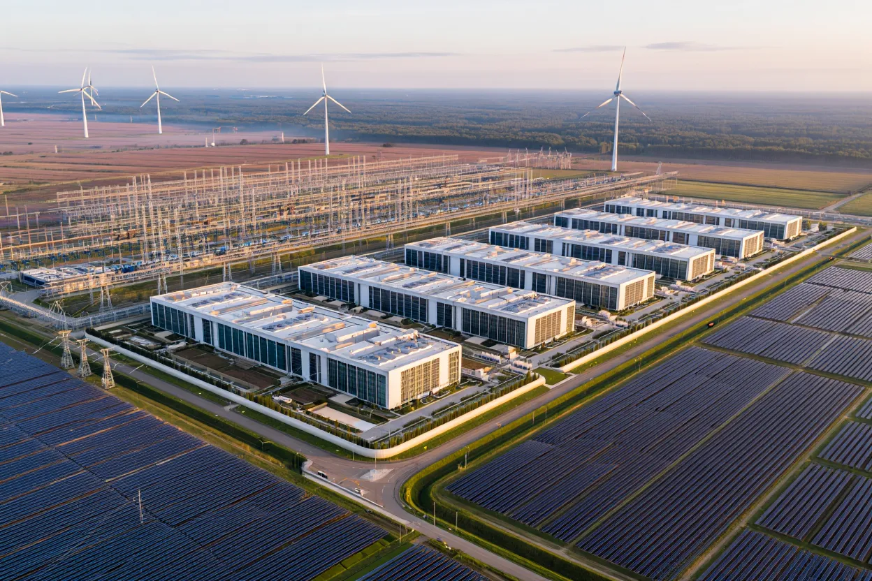 Google’s $85B equity raise highlights growing power and permitting challenges slowing US data center construction.
