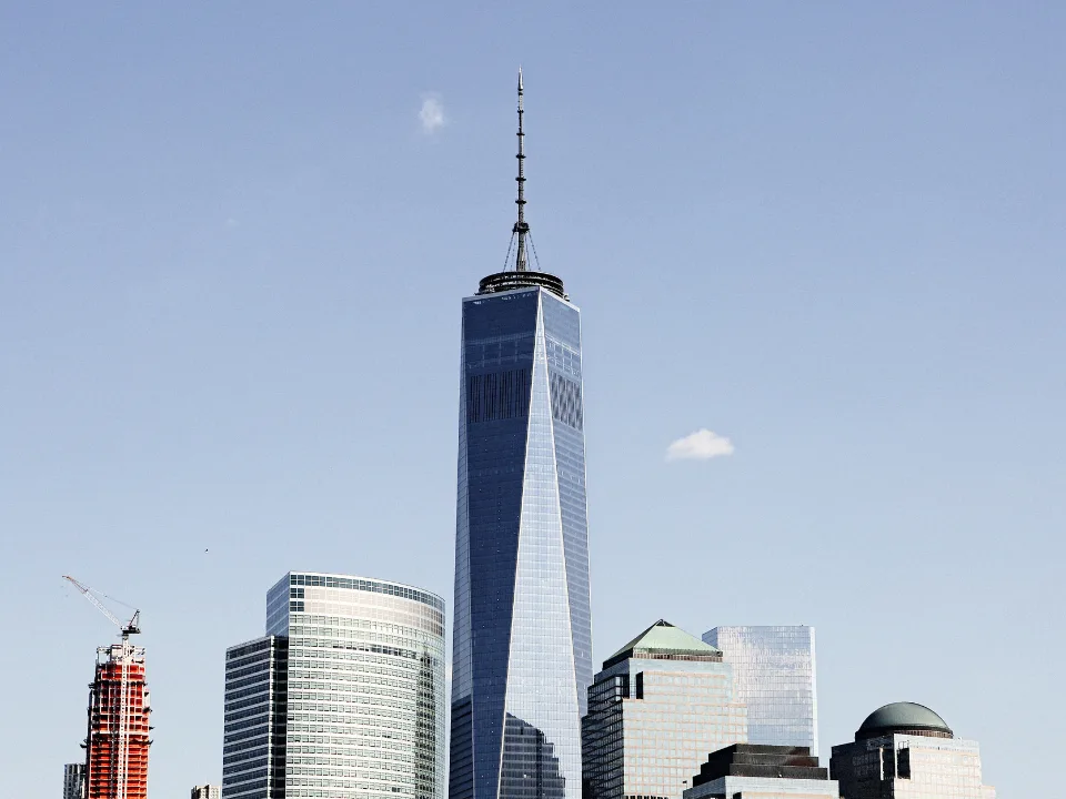 2 World Trade Center breaks ground as American Express commits to a new Lower Manhattan headquarters, reinforcing trophy office demand.