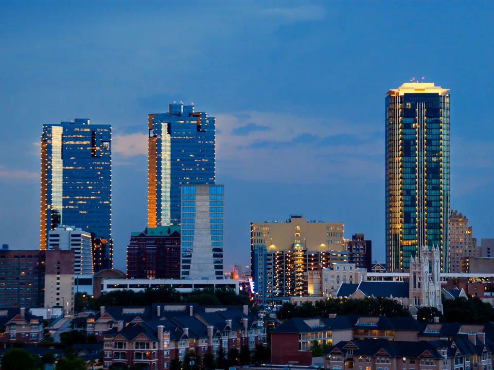 DFW office market leasing climbed in H1 2026 as availability fell and trophy offices outperformed older buildings across North Texas.
