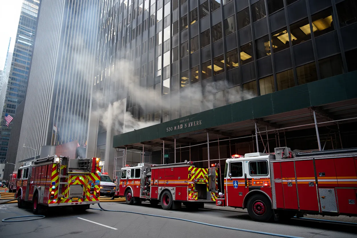 A gas-fed fire at Papillon restaurant forced the evacuation of Jefferies’ NYC headquarters, with 200+ evacuated and minor injuries reported.