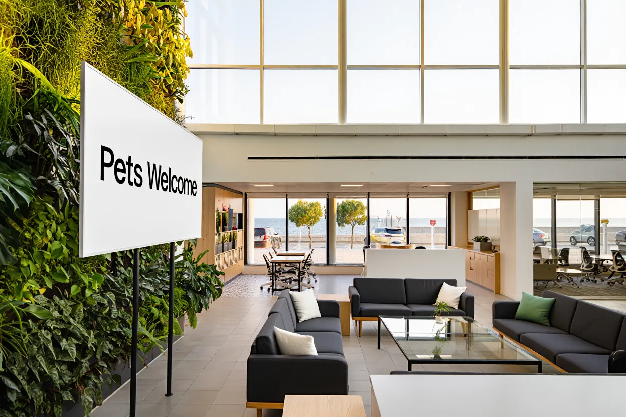 Amenity-rich coworking reshapes US flex offices as San Francisco, Denver, and Irvine lead in wellness, pet-friendly, and EV charging perks.