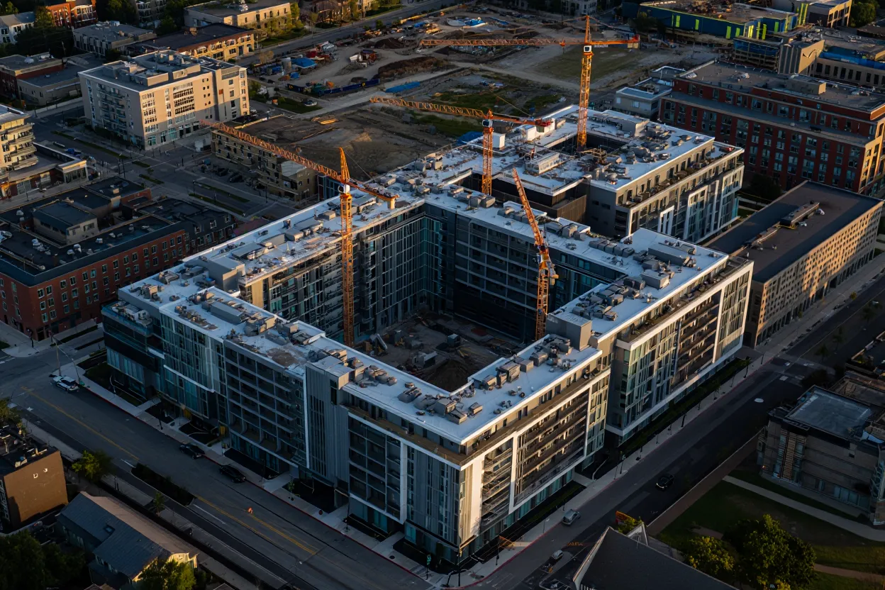 US housing starts surged in June, driven by multifamily. Oxford Economics expects single-family growth to stay muted until rates ease.