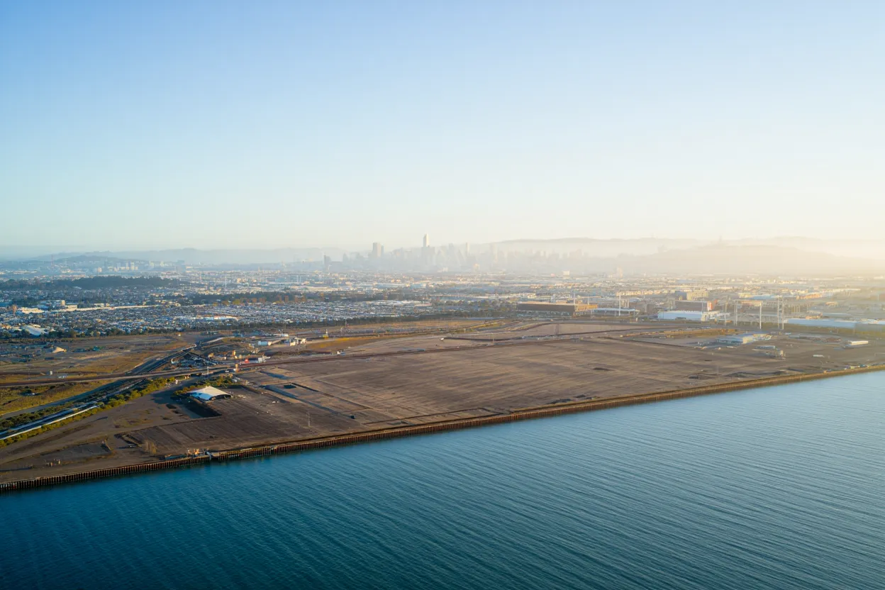 San Francisco's former Candlestick Park will become a 7,200-home mixed-use district, as Five Point breaks ground after years of setbacks.