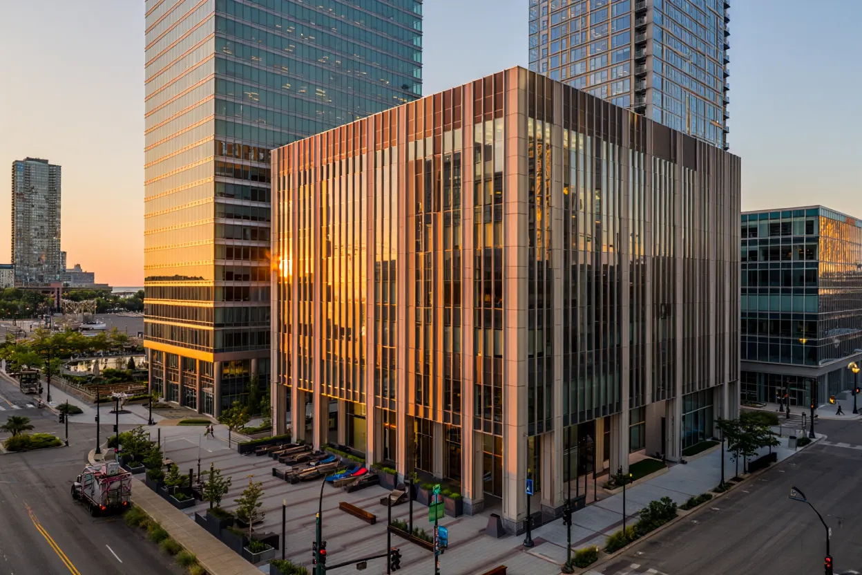 Stripe will expand its River North Chicago office to over 222K SF, marking a major commitment as downtown vacancy surpasses 26%, per Newmark.