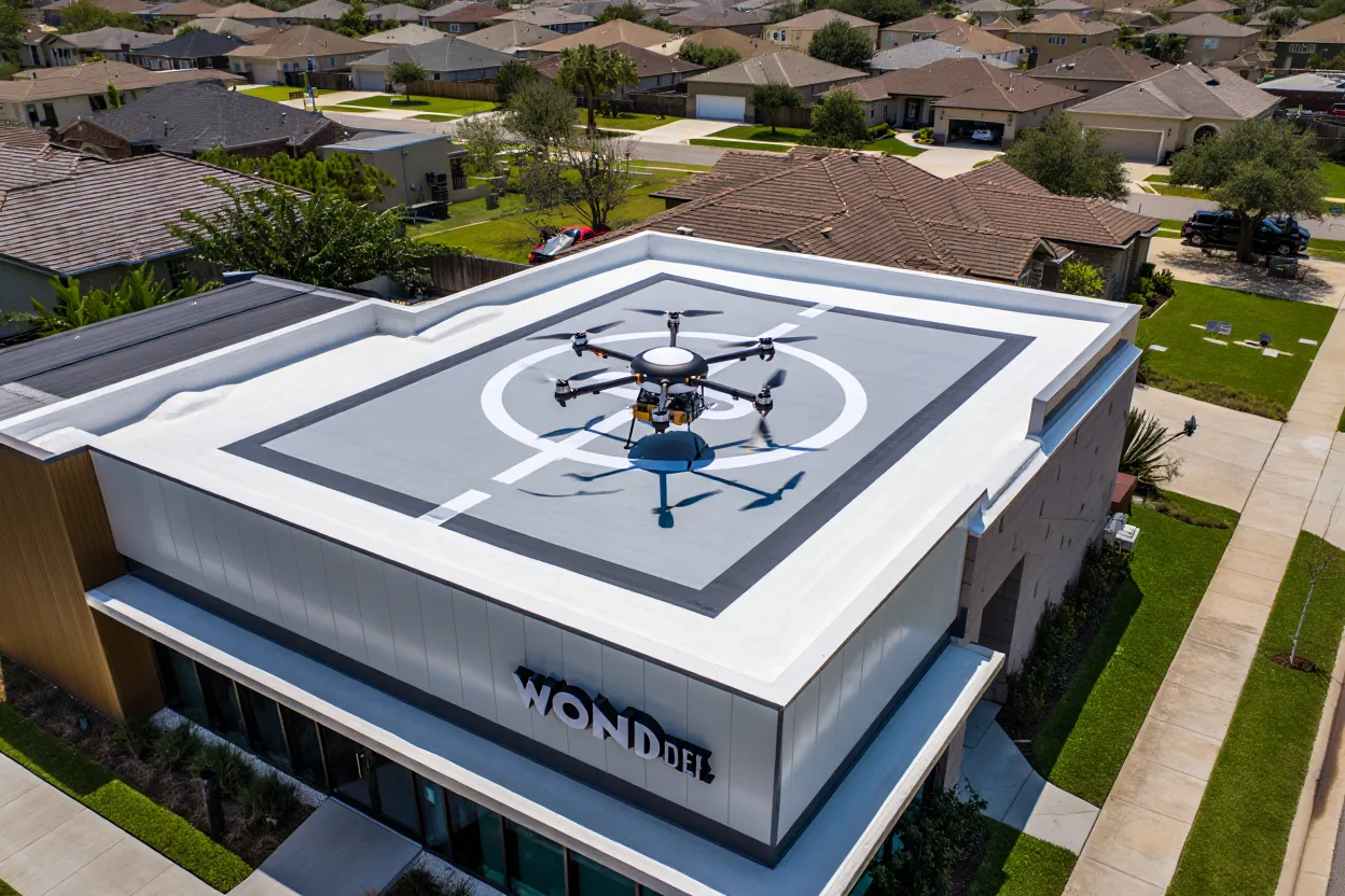 Wonder is rolling out drone delivery in Texas, partnering with Zipline to offer autonomous meal drops at most locations by late 2027.