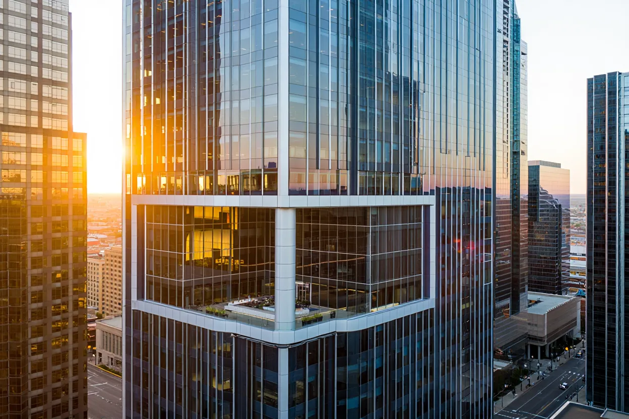 Trammell Crow Center reaches 92% leased after new and renewed deals, defying Downtown Dallas office vacancy trends.