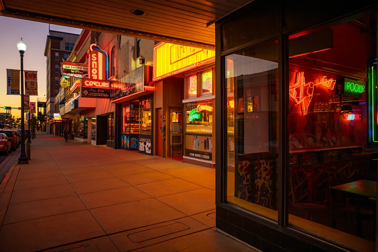 Retail corridors shift toward dining and entertainment as hybrid work cuts office traffic and evening visits surpass pre-pandemic levels.