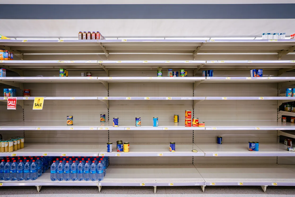 US grocery sales are falling as price hikes no longer mask declining unit demand. The sector faces a bumpy road as consumers cut back.