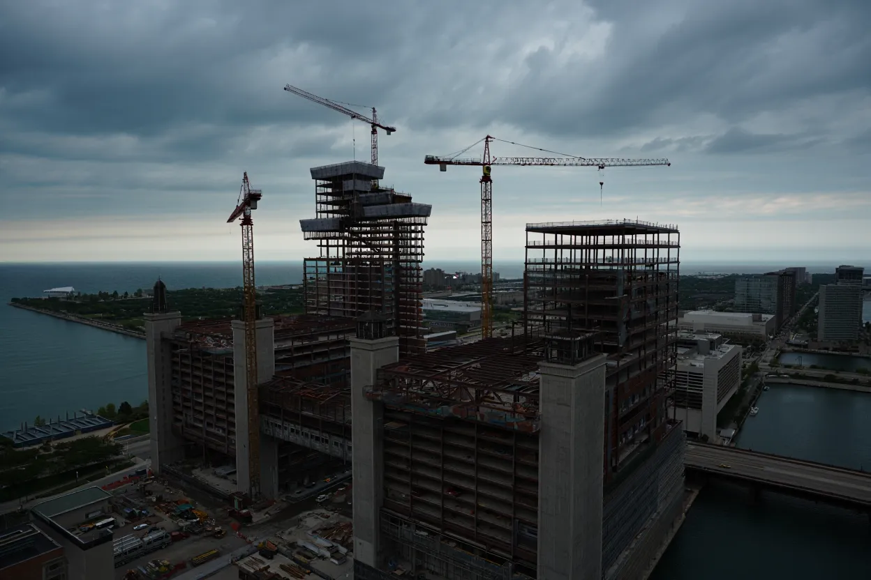 Bally’s pauses most Chicago casino construction as a video gambling dispute clouds the $1.7B project’s future and investor outlook.