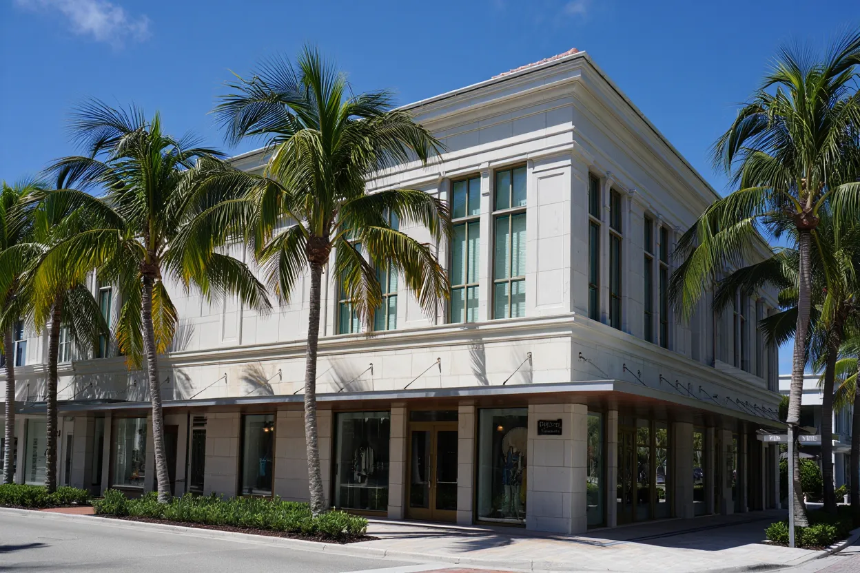 Ken Griffin sells a prime Palm Beach retail and office building to Blackstone for $86M, highlighting continued luxury retail demand.