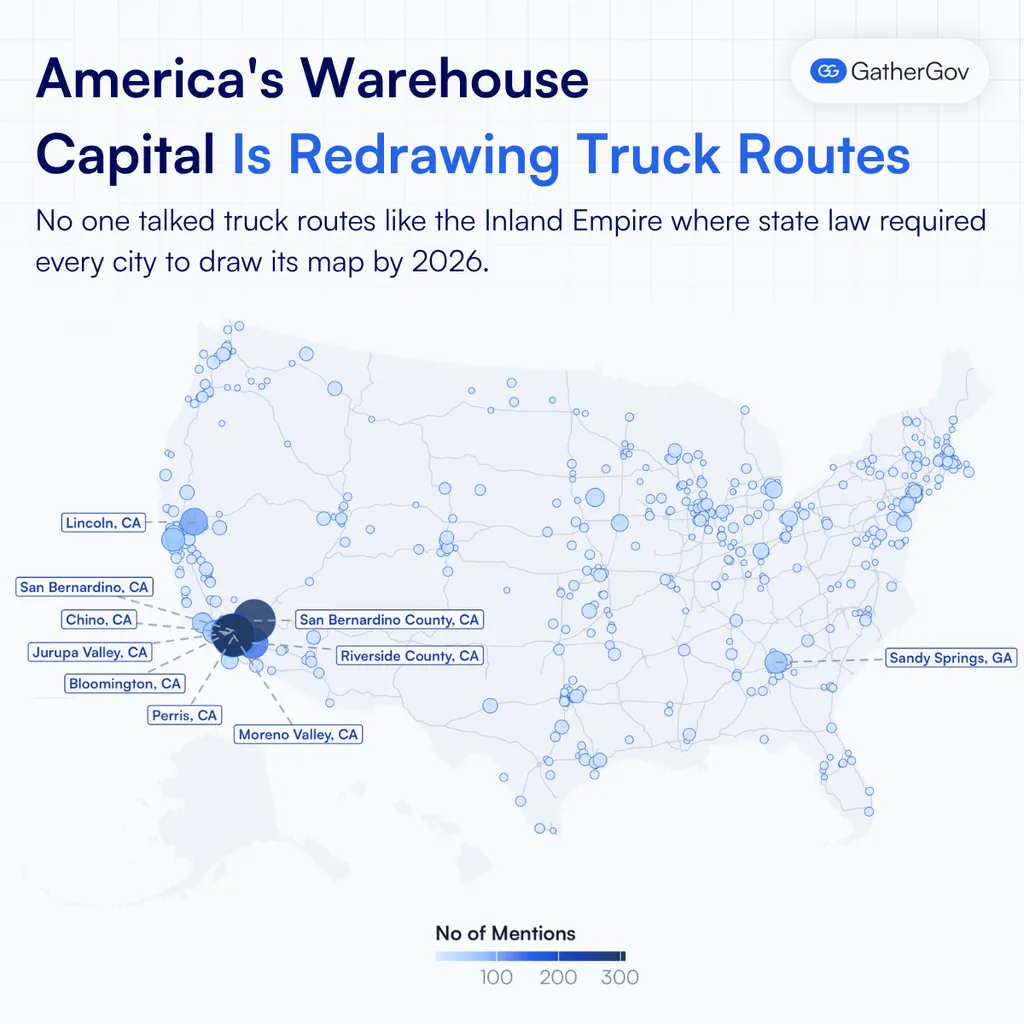 America's Warehouse Capital is redrawing truck routes