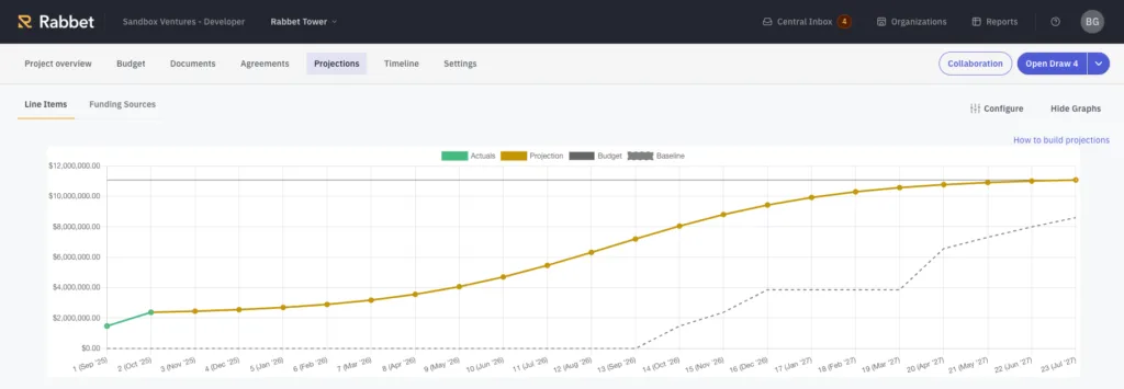 Rabbet Development Cash Flow Forecasting