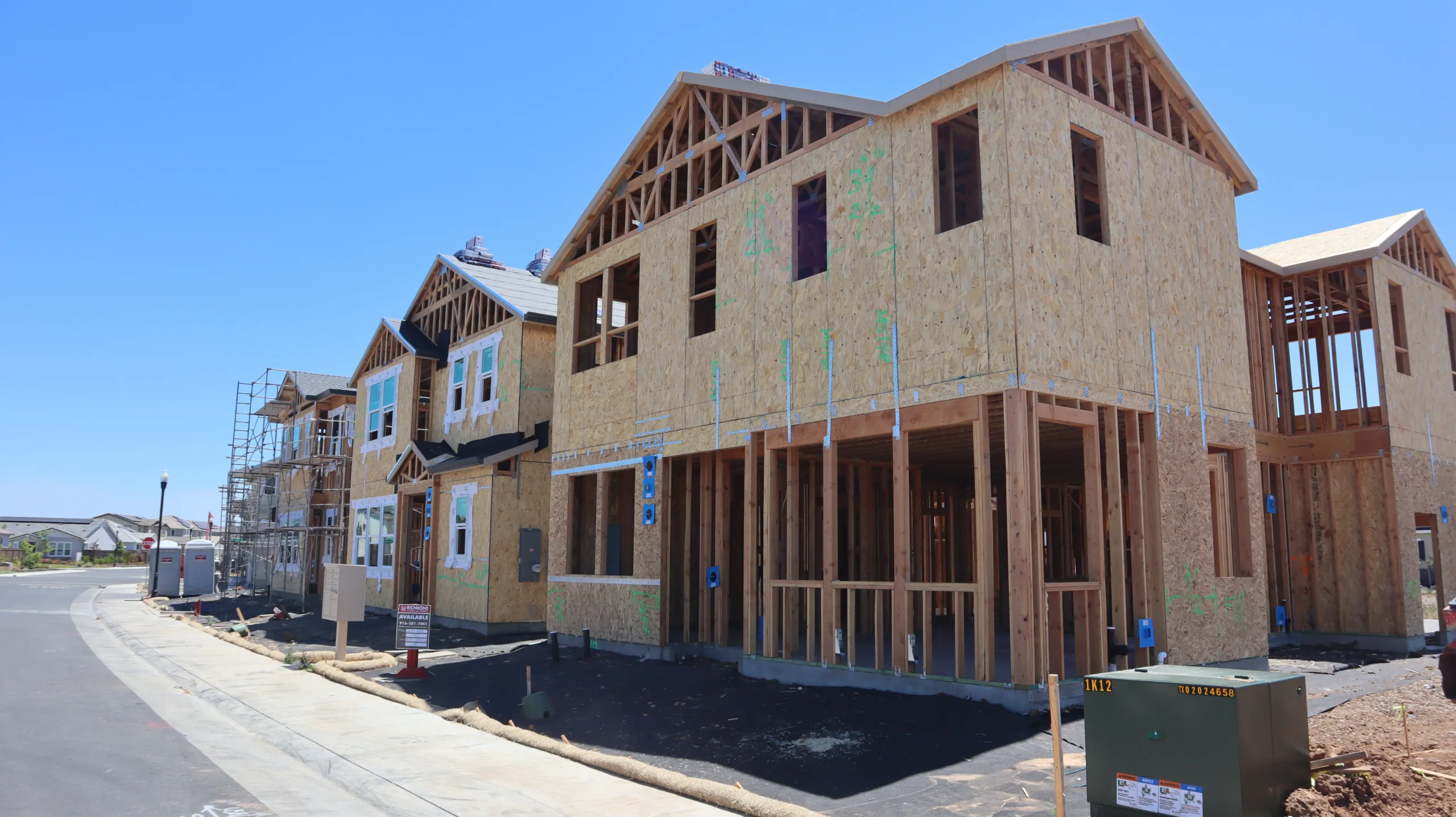 US housing starts fell in July, but higher permits suggest the construction slowdown may be temporary, per Oxford Economics.
