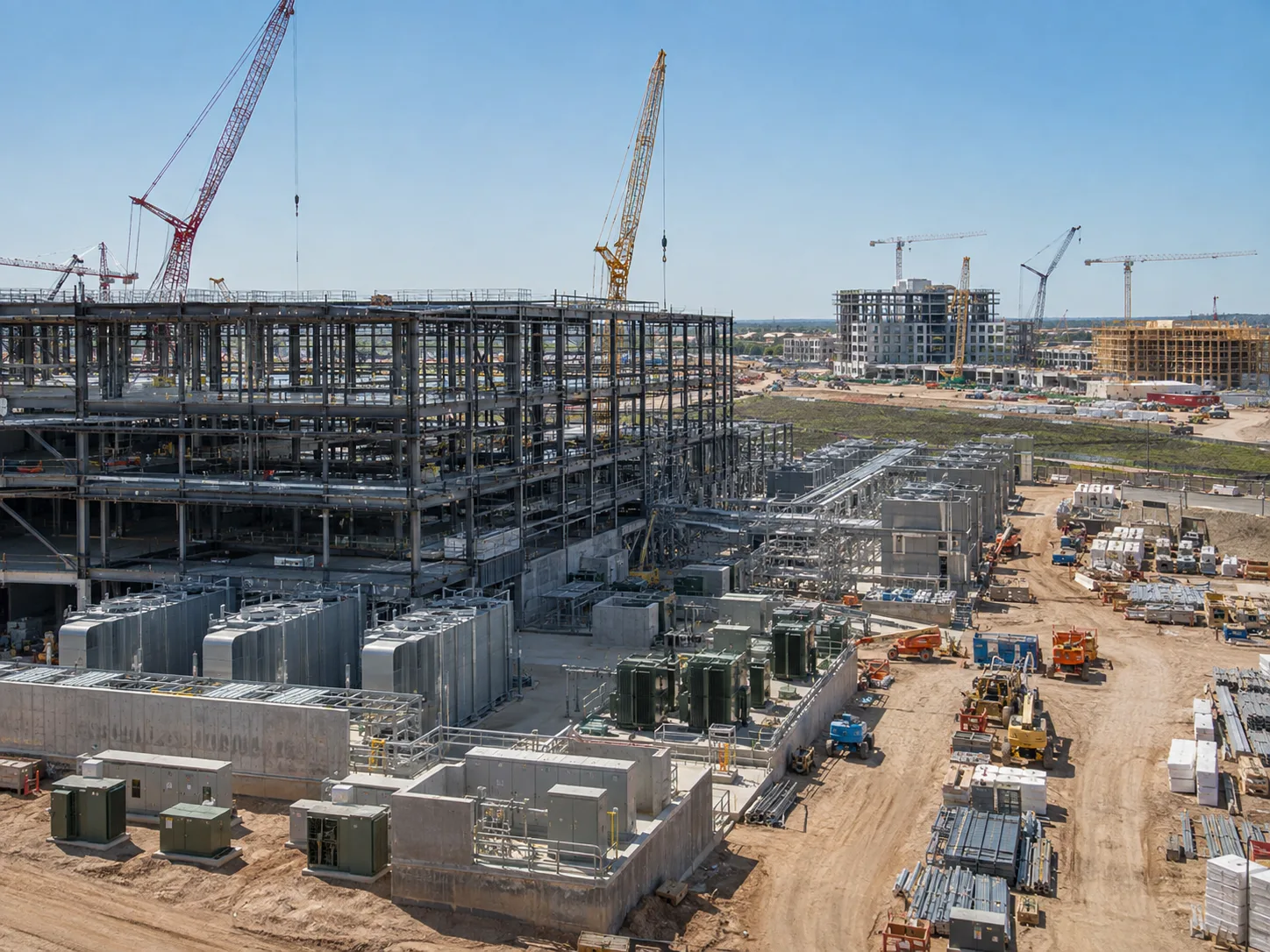 Data center demand is tightening labor and materials, pushing CRE construction costs higher as contractors face longer lead times.