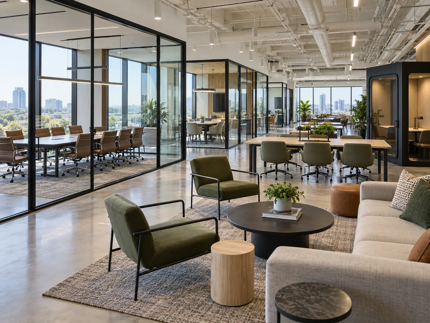 Coworking meeting rooms can represent about 40% of team costs, outweighing the savings from mixing memberships with day passes.