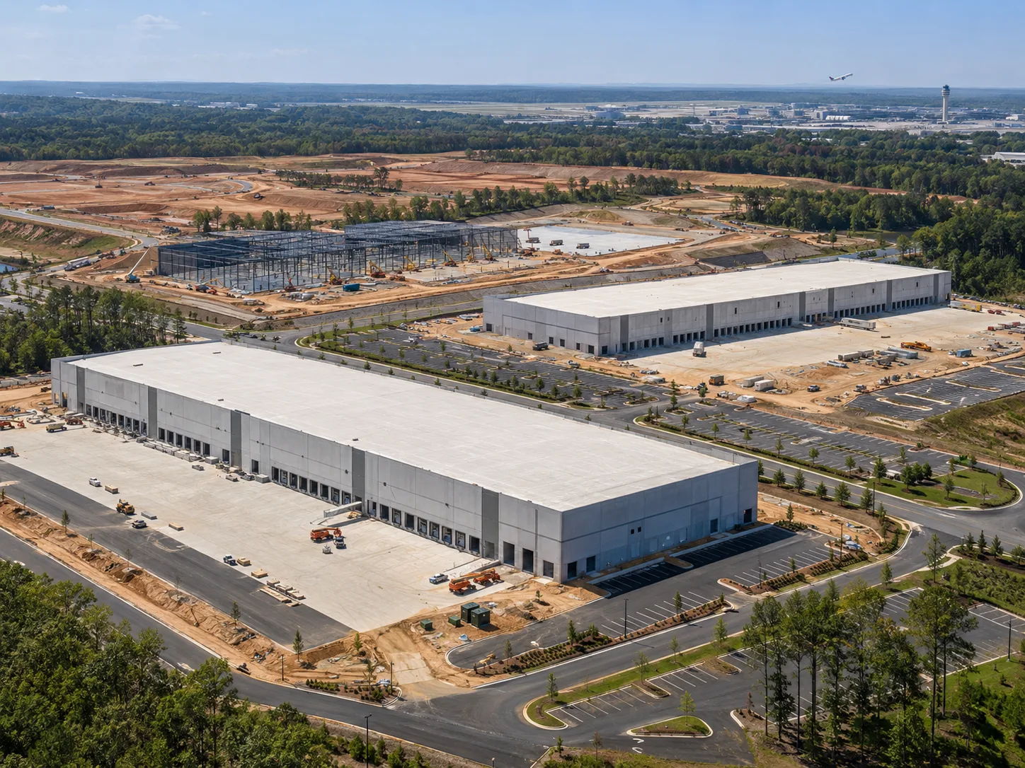 Merritt Properties broke ground on RDU Business Park, a 150-acre Cary industrial project planned for more than 790K SF near the airport.