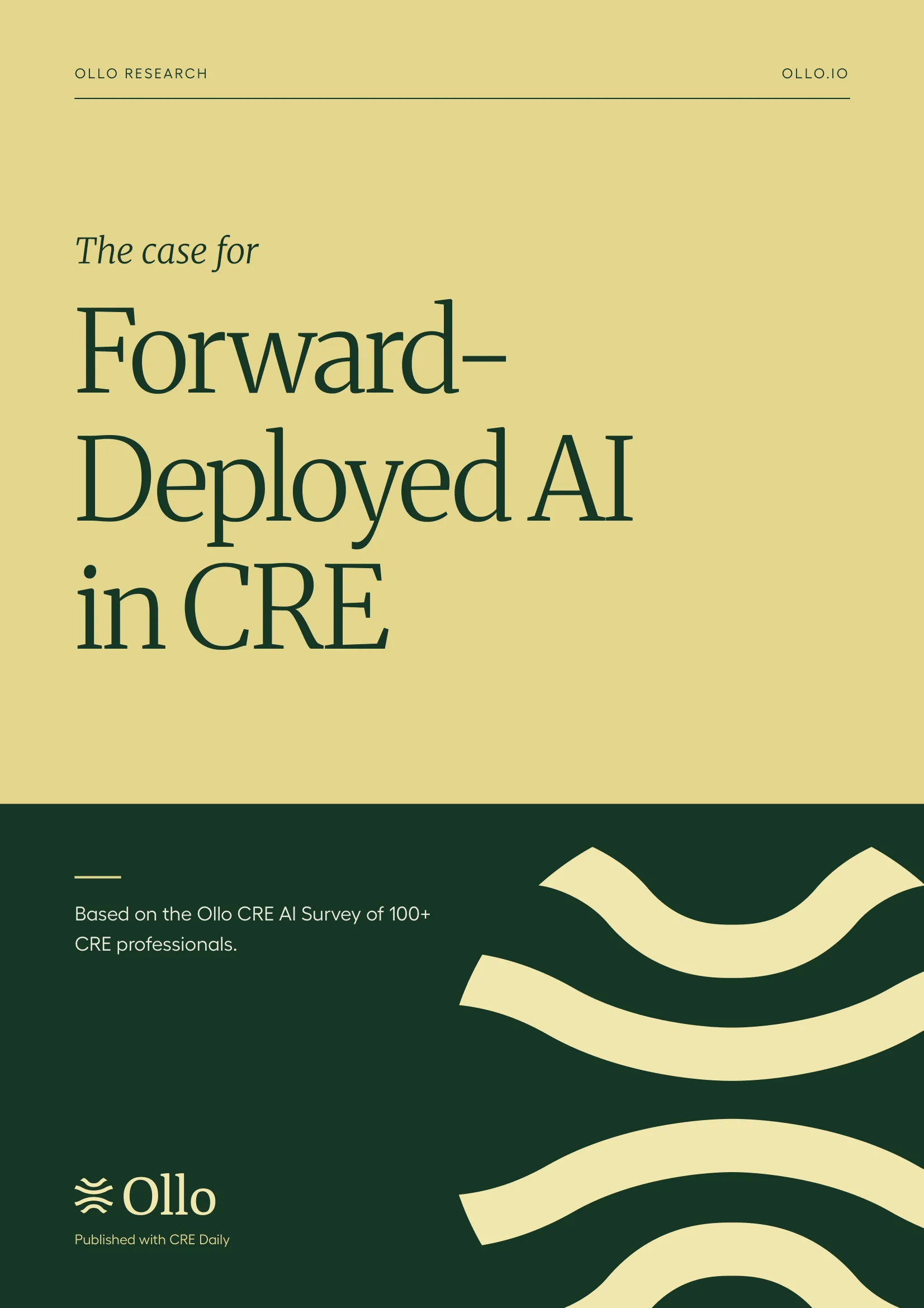 Ollo white paper The Case for Forward-Deployed AI in CRE
