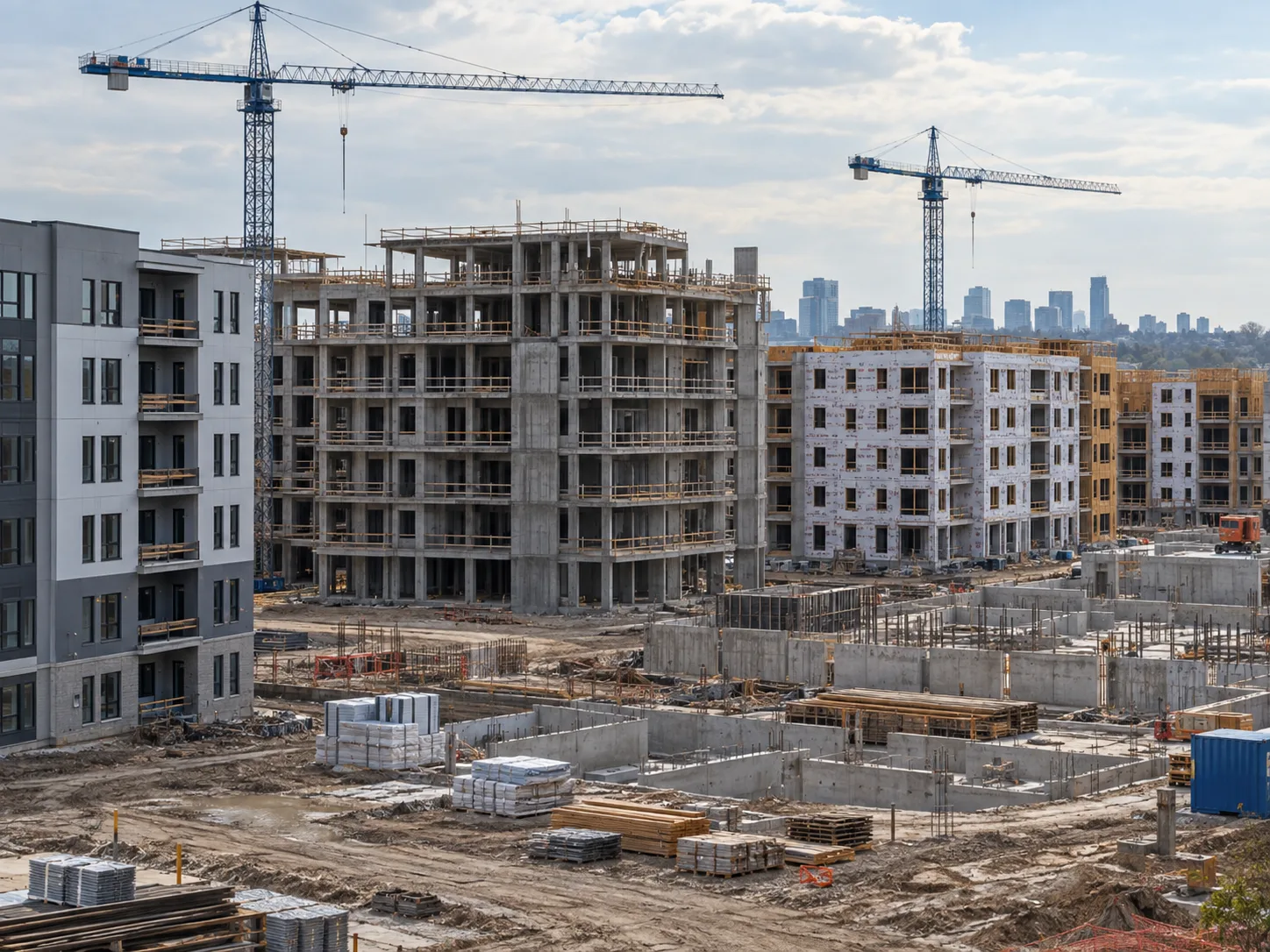 US housing starts fell 2.6% in August as multifamily starts plunged nearly 22%, while permits and completions also weakened.
