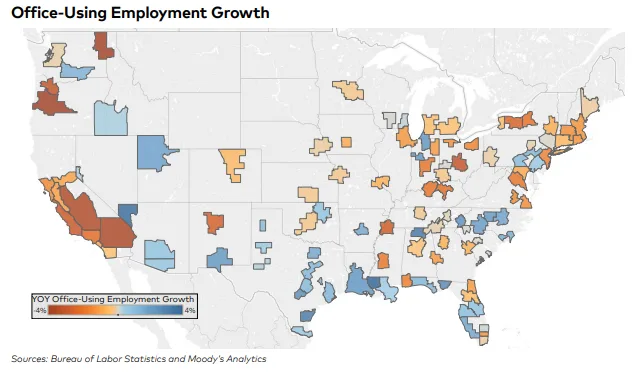 Office-Using Employment Growth