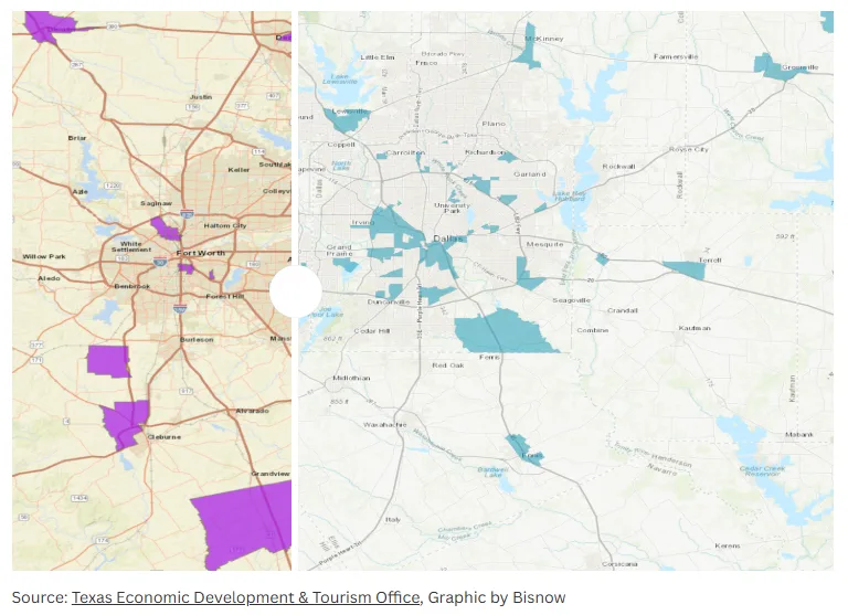 DFW Opportunity Zones 1.0 Compared To 2.0